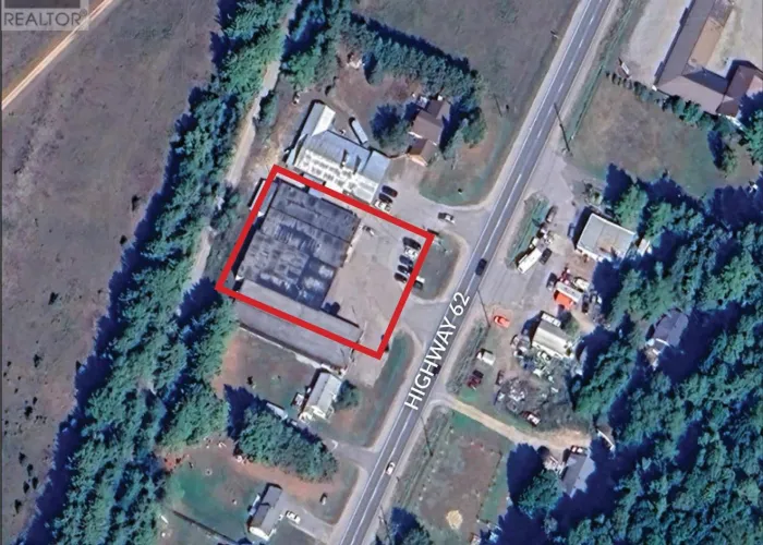 Aerial view of the former Leon's Store in Birds Creek that is for sale