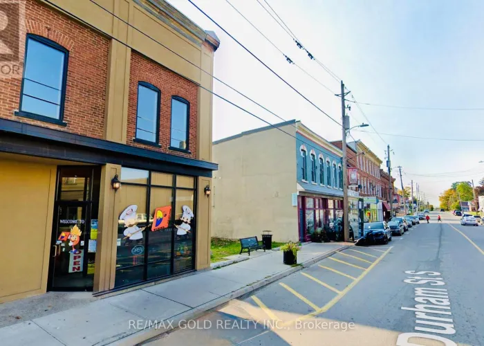 Streetview of a vacant commercial lot in downtown Madoc