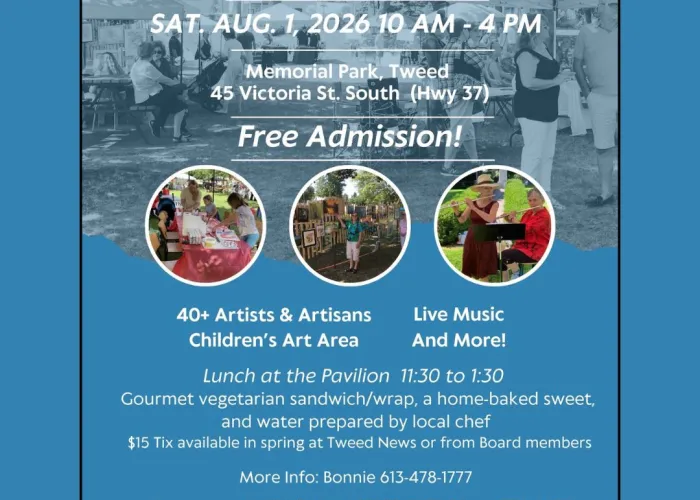 Tweed art in the park